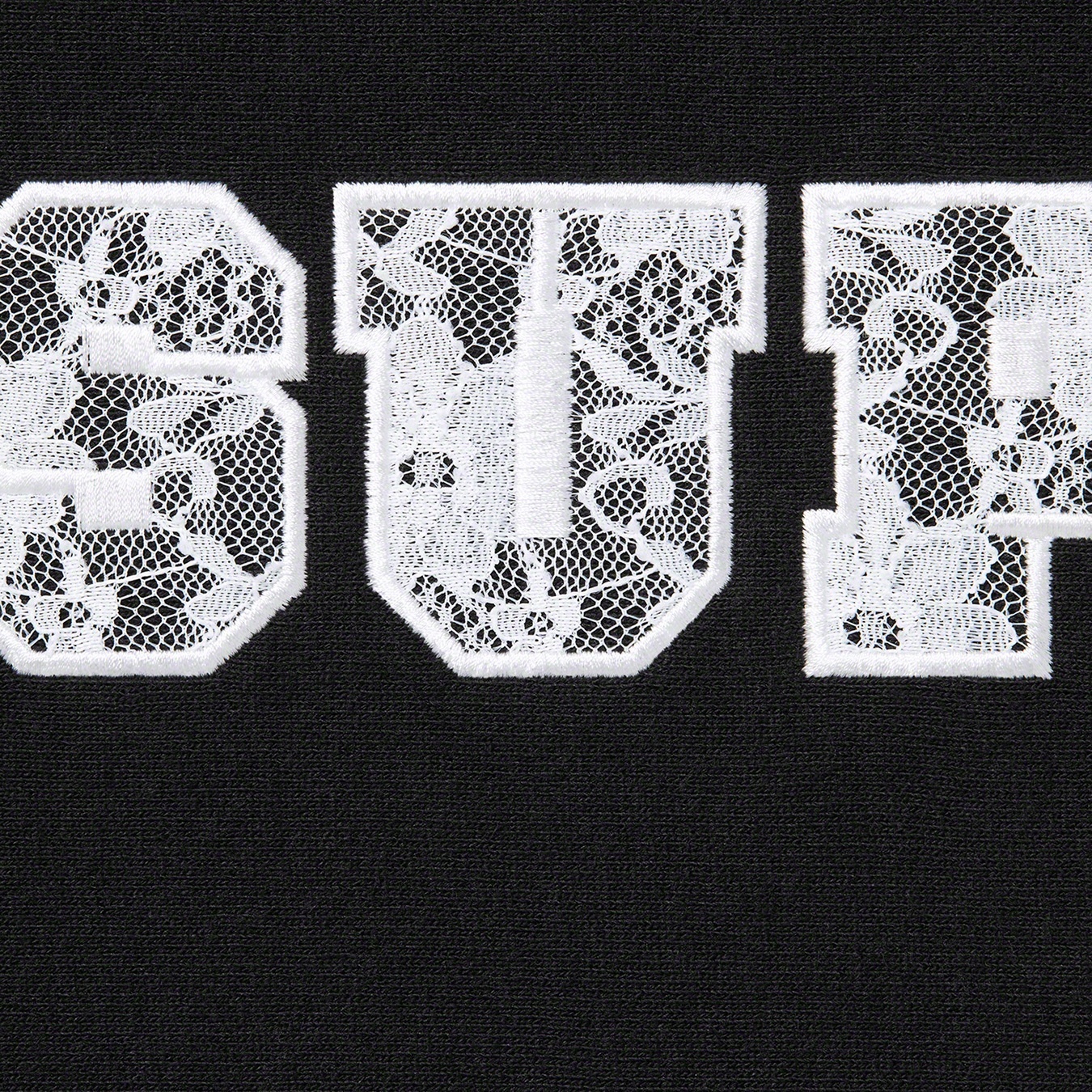 Lace Hooded Sweatshirt view 11